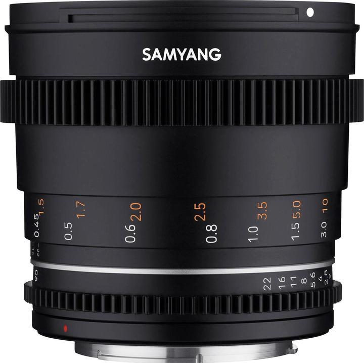 Samyang MF 50mm T1.5 VDSLR MK2 Canon RF (Canon RF, Micro Four Thirds, APS-C / DX, full size)
