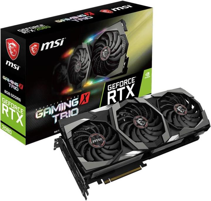 Actual product image MSI GeForce RTX 2080 GAMING X TRIO (8 GB)