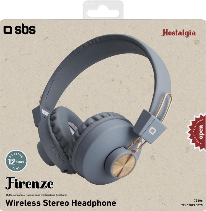 Image du produit SBS Casque stéréo sans fil Firenze (100 h, Filaire)