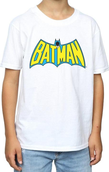 Image du produit Batman T-shirt en coton avec logo rétro pour garçons (152, 158)