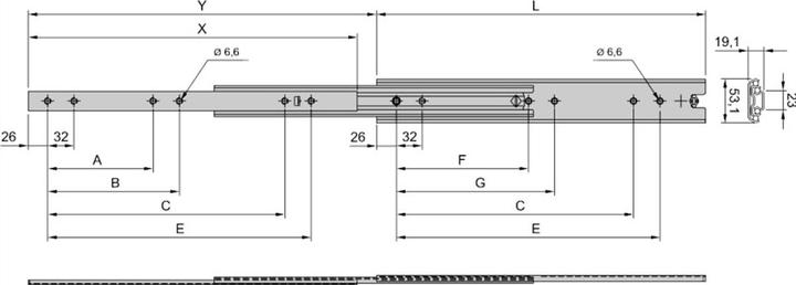 Image du produit Schroff Glissières télescopiques