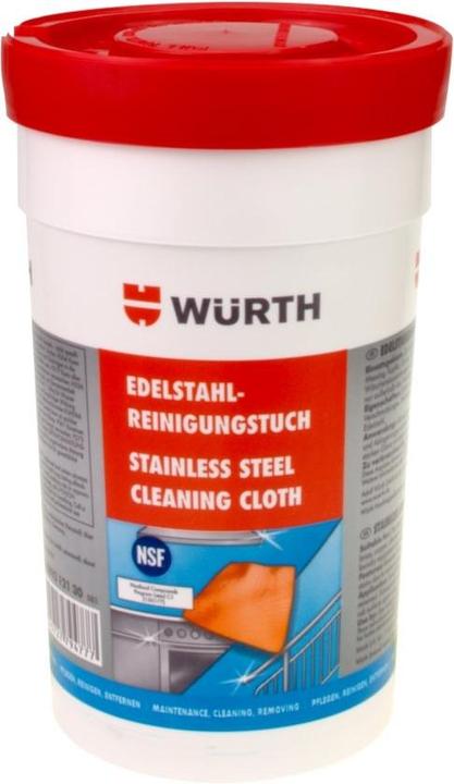 Immagine prodotto Würth Panno di pulizia in acciaio inox (30 pz.)