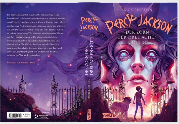 Immagine prodotto Percy Jackson 7: L'ira della Triplice Dea (Rick Riordan., Tedesco)