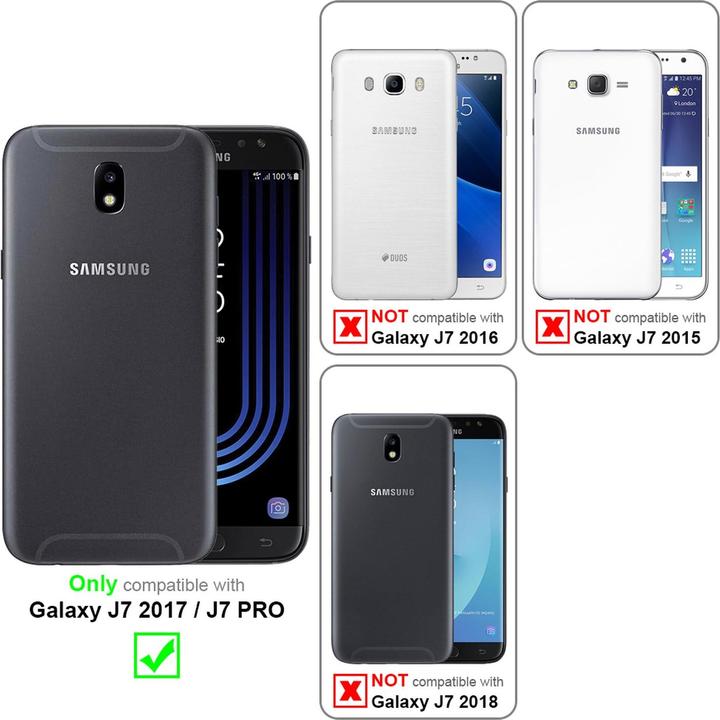 Actual product image Cadorabo Book Jeans Optics Cover (Samsung Galaxy J7 2017)