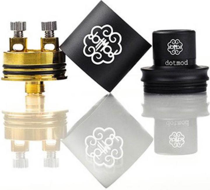 Produktbild Dotmod Petri V2 RDA Tank inkl. Conversion Cap Black (1 x)