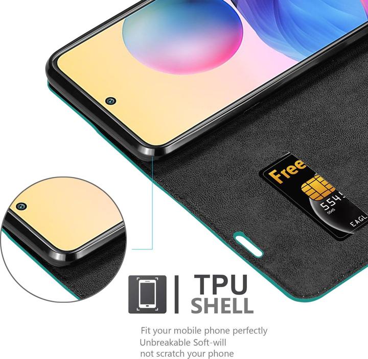 Actual product image Cadorabo Book Invis. Magnet sleeve (Xiaomi Redmi Note 10 5G, Xiaomi Poco M3 Pro 5G)