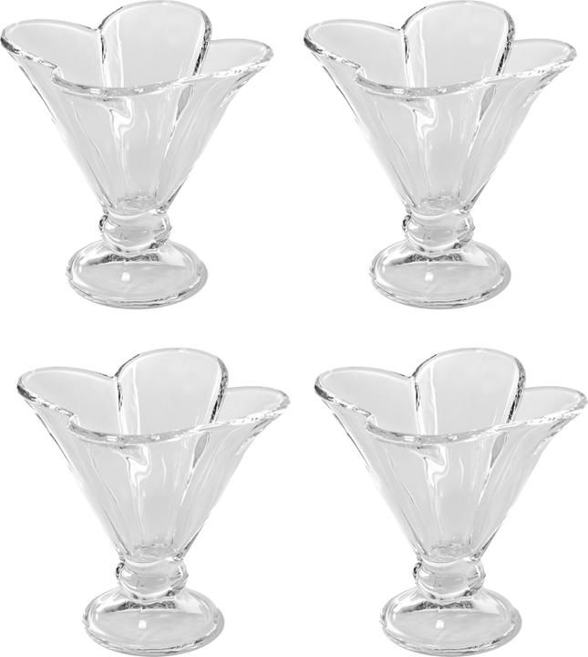 Produktbild Intirilife Eisschalen (4er-Set) mit Standfuss (12.20 cm, 0.15 l, 4 x)