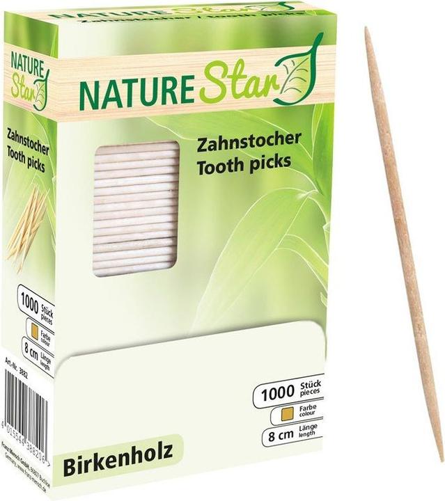 Produktbild Nature Star Zahnstocher, aus Holz, lose (1000 x)
