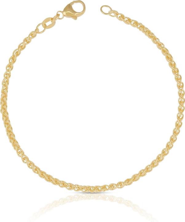 Muau Zopf (19 cm, 750/18K Gelbgold)