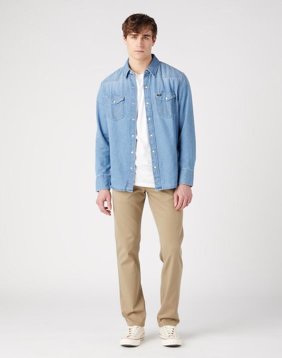 Actual product image Wrangler Greensboro (New Arizona) Pant Straight Fit Lead Gre (W40/L34)
