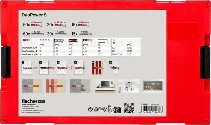 Produktbild Fischer Trockenbau-Dübel-Set (105 Stk.)
