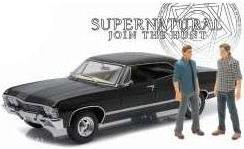 Produktbild Greenlight Collectibles Supernatural - Diecast Modell: 1/18 1967 Chevrolet Impala Sport Sedan