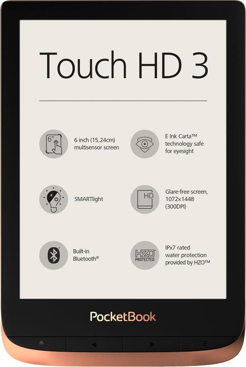 PocketBook Touch HD 3 (6", 16 GB, Spicy Copper)
