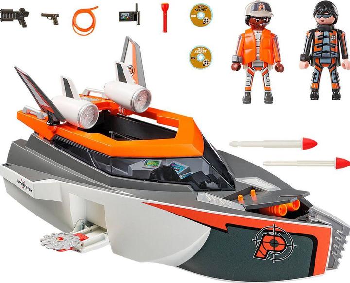 Actual product image Playmobil Spy Team Turboship (70002)