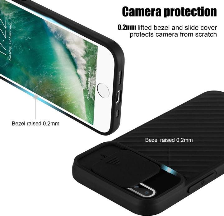 Image du produit Cadorabo Couverture TPU avec protection pour appareil photo (Apple iPhone 7 Plus, Apple iPhone 7s Plus)