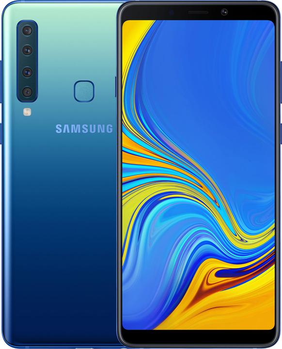 Image du produit Samsung Galaxy A9 (128 Go, Bleu limonade, 6.30", Double SIM + SD, 24 Mpx, 4G)