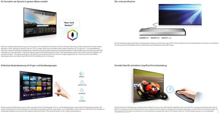 Actual product image Samsung Ue65hu8580 (65", 4K)