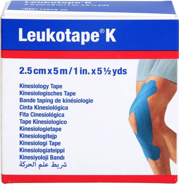 Actual product image BSN K plaster bandage blue (5 m)