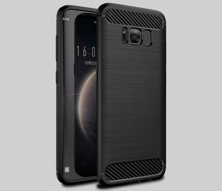 Produktbild Screenguard Samsung Galaxy S8 Hülle Carbon Brushed Soft TPU (Samsung Galaxy S8)