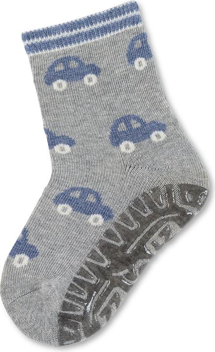 Sterntaler Antirutsch-Socken Autos Silber Melange Gr. 23/24 (24)