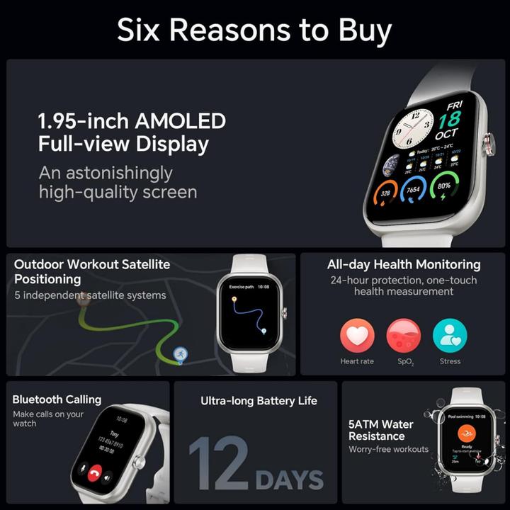 Image du produit Honor Montre intelligente Choice Watch, blanche