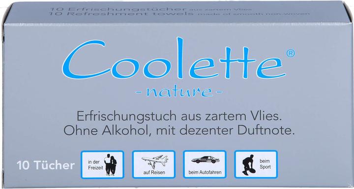 Immagine prodotto Coolike-Regnery Coolette Nature Salvietta rinfrescante in pile, 10 pezzi TUE (Salviette)