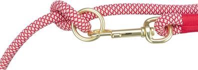 Actual product image Trixie Hondenriem Soft Rope Verstelbaar Rood / Cream - 200X0,6 Cm (XS, Dog, Dog sport)