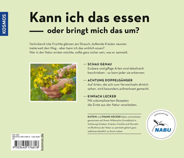 Image du produit Kosmos Kann ich das essen oder bringt mich das um? (Allemand, Katrin Hecker, Frank Hecker, 2023)