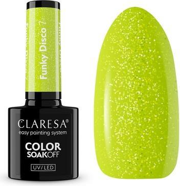Produktbild Claresa Soak Off Uv Led Funky Disco Hybrid Nagellack 7.5g (UV-Gel Lack)