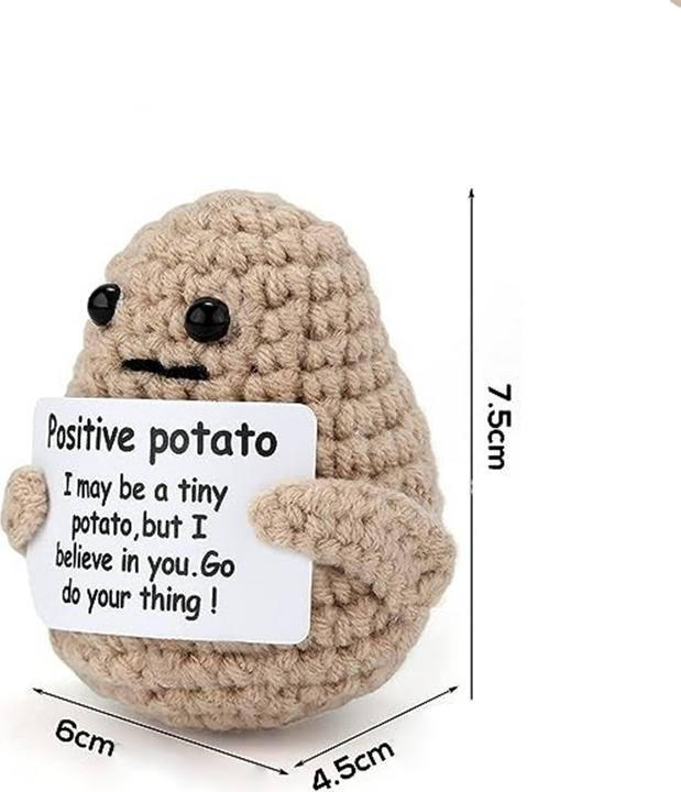 Actual product image I Am Creative Positive Potato (4.50 cm)