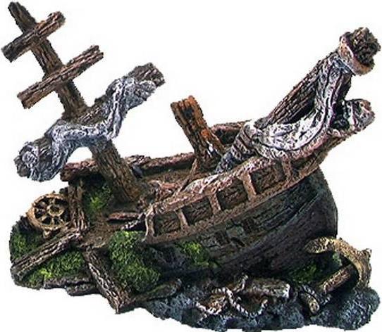 Produktbild Europet Aquariumdekoration Dekor Schiffswrack L, 22x11x15.5cm (Dekoration, sonstige Gegenstände)