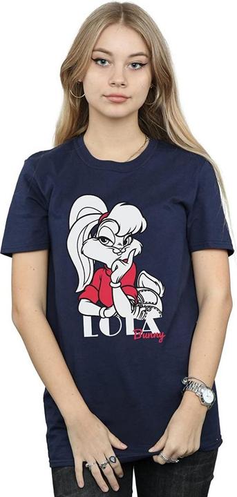 Image du produit Looney Tunes Femme/Les femmes - T-shirt classique Lola Bunny en coton, style boyfriend (S)