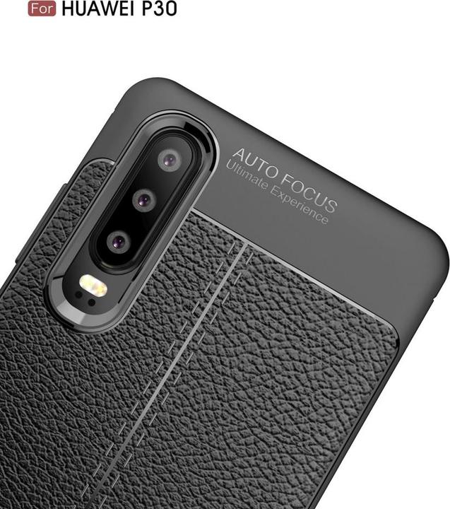 Produktbild Screenguard Huawei P30 Hülle Leather Design TPU Cover (Huawei P30)