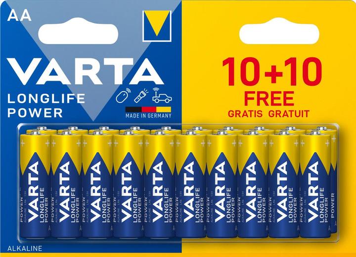 Produktbild Varta Longlife Power (20 Stk., AA, 2960 mAh)