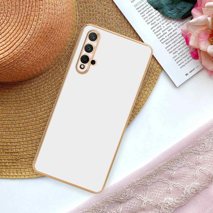 Image du produit Cadorabo Housse pour Honor 20 / 20S / Huawei NOVA 5T en TPU avec protection pour appareil photo LM130 Style (Huawei Nova 5T, TCL 20S, K20)