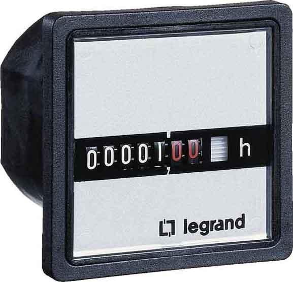 Produktbild Legrand Betriebsstundenzähler 230V 49555 Fronttafeleinbau IP40 50HZ