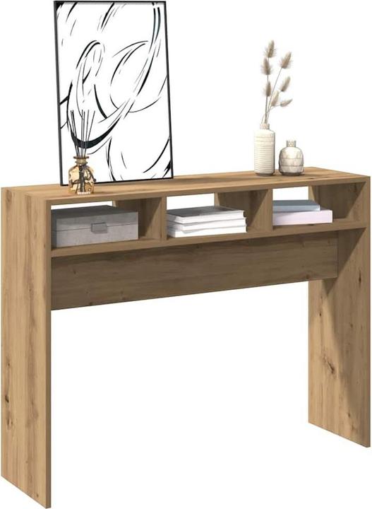 Immagine prodotto VidaXL Konsolentisch Artisan-Eiche 105x30x80 cm Holzwerkstoff Sofatisch (105 x 30 x 80 cm)