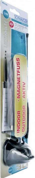 Actual product image Schwaiger HD rod antenna (Indoor antenna, 22 dB, DVB-T / -T2)