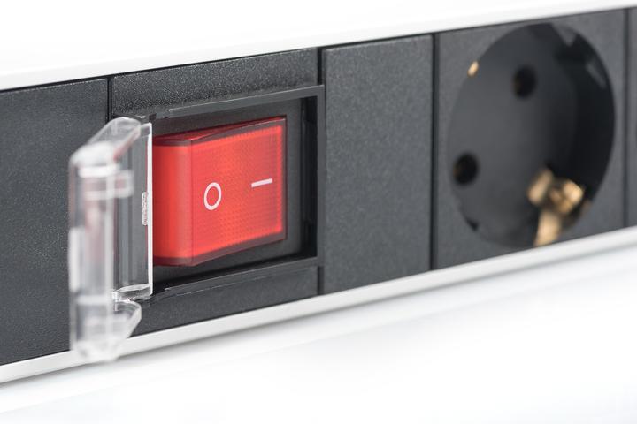 Actual product image Digitus Socket strip with aluminium profile (7 x, CEE 7/3, 2 m)