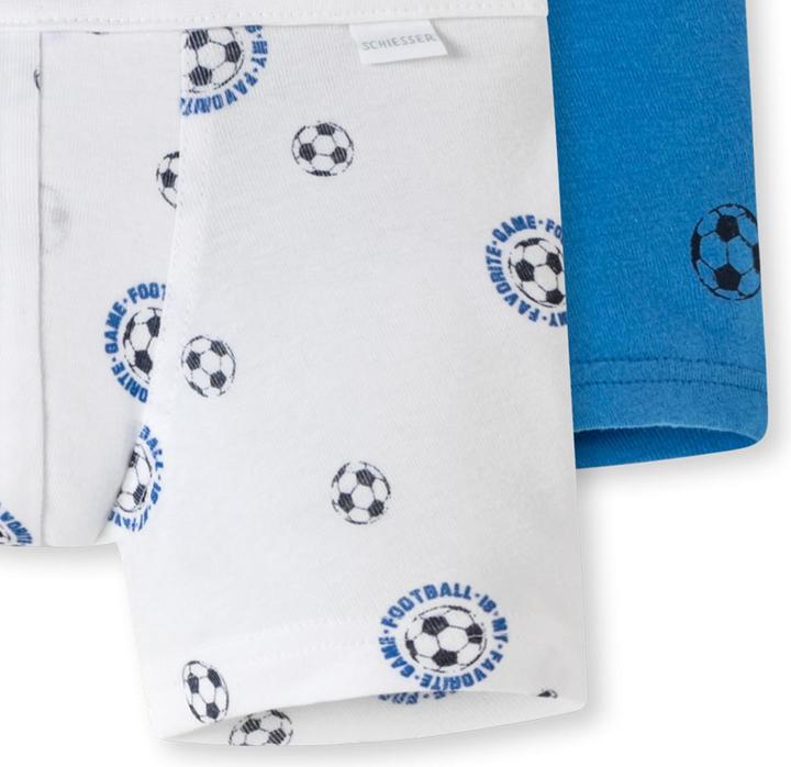 Image du produit Schiesser Lot de 6 shorts / pantalons Kids Boys à fines côtes en coton organique (116, paquet de 6)