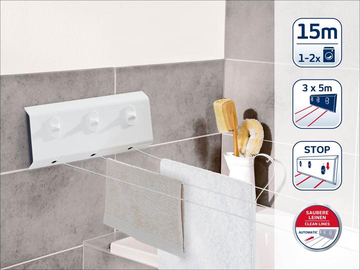 Produktbild Leifheit Wandtrockner Rollfix 150 Triple Longline (15 m)