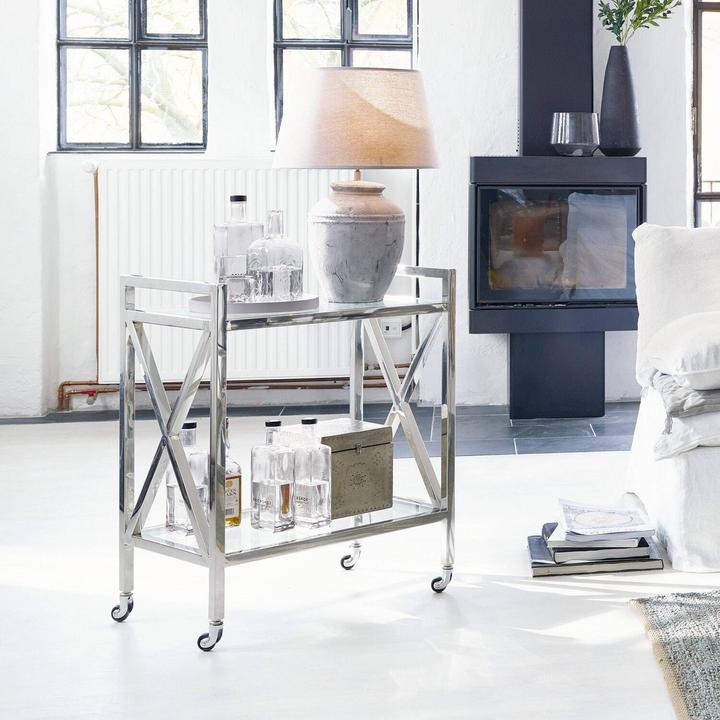 Immagine prodotto Loberon Carrello bar Stamford argento