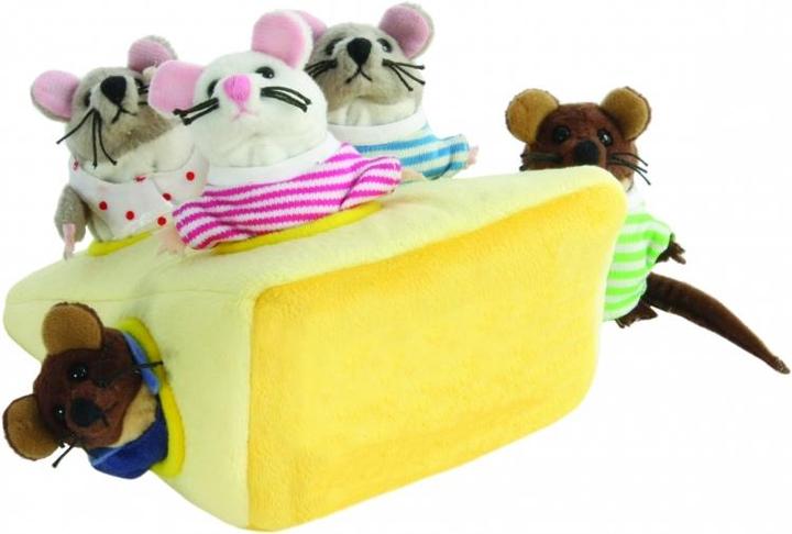 Actual product image The Puppet Company Finger puppet mouse family