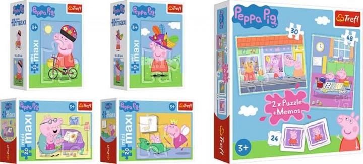 Image du produit Trefl PEP Mémo + Puzzle 2en1 + Minipuzzle (83 pièces)