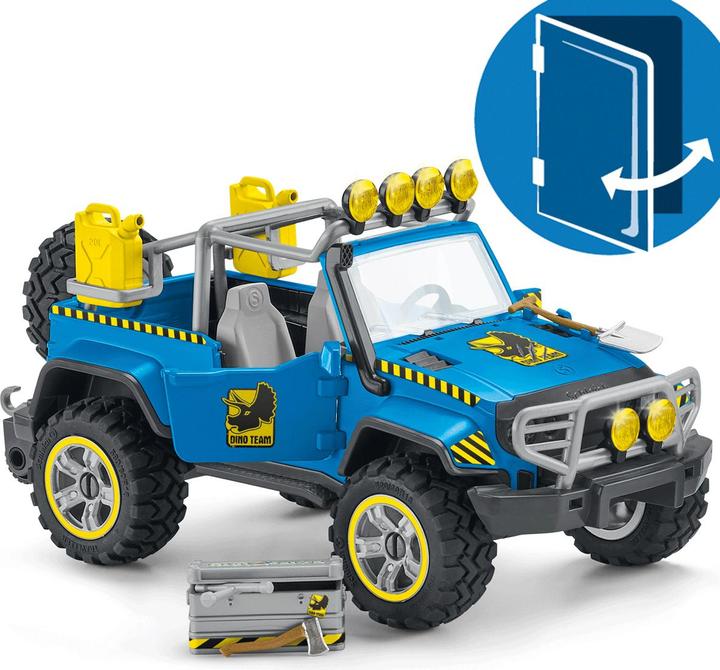 Actual product image Schleich Off-road vehicle with Dino outpost