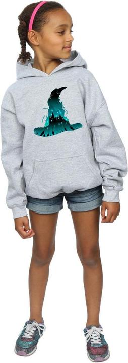 Produktbild Hogwarts Silhouette Kapuzenpullover Mädchen (152, 158)
