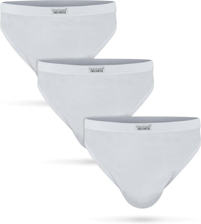 Produktbild Normani 3 Stück Herren Slips aus 100 % Baumwolle (M, 3er Pack)