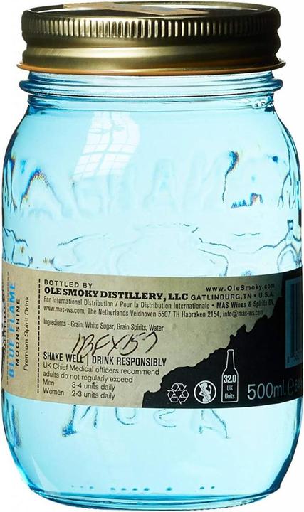 Immagine prodotto Ole Smoky Tennessee Moonshine fiamma blu fiamma Premium Spirit Drink (1 x 50 cl)