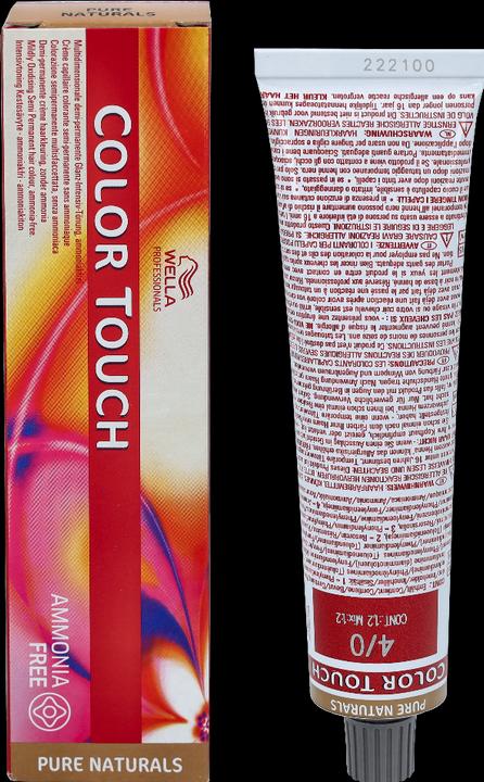 Produktbild Wella Professional - Color Touch Pure Naturals - Demi-permanent hair color without ammonia 4/0 - (0, 4)