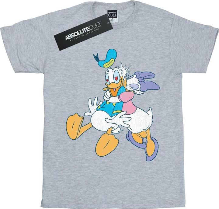 Immagine prodotto Disney Donald And Daisy Duck Kiss Maglietta Ampia Donna (XXL)